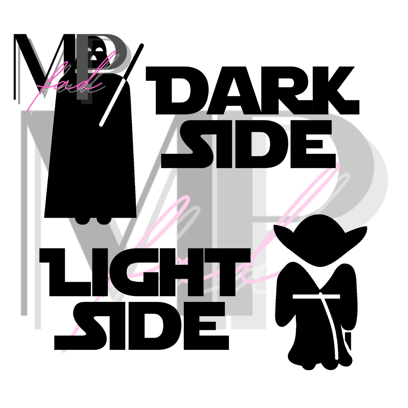 Star Wars Decal Sticker Light Switch Wall Plate Home Decor DARTH VADER YODA V.1