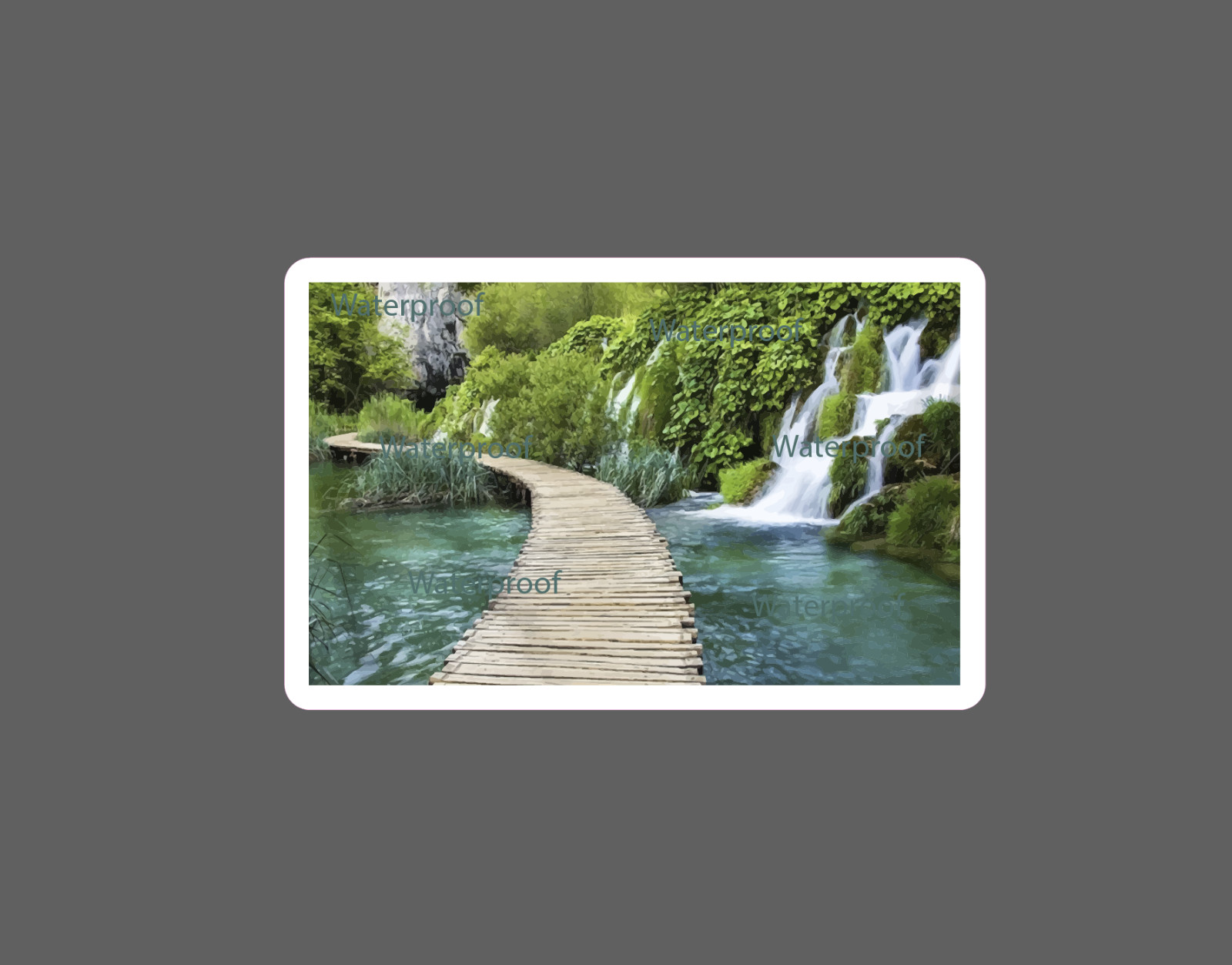 Bridge Paradise Sticker Nature Waterproof – Buy Any 4 For $1.75 EACH Storewide!