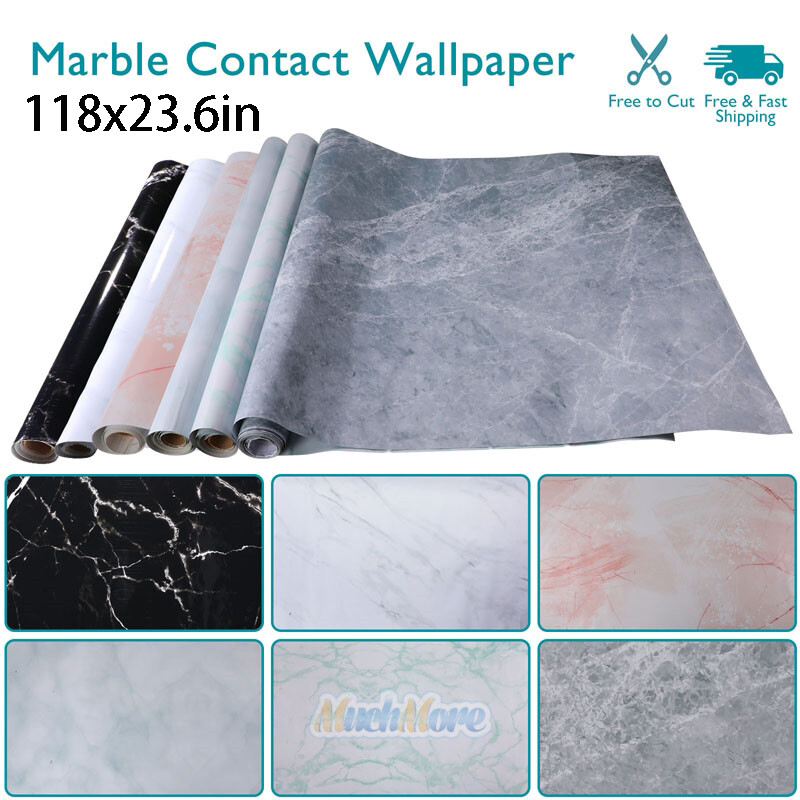 9.8 FT Self Adhesive Contact PVC Paper Peel Stick Wallpaper Kitchen Bathroom USA