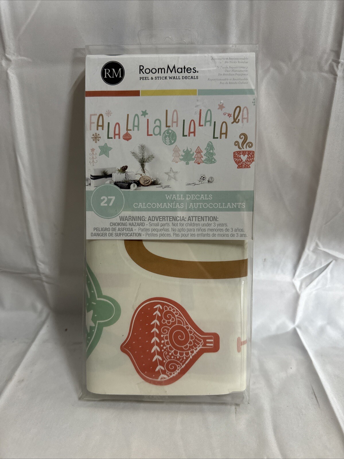 Room Mates Peel & Stick Wall Decals RMK4833SCS FA LA LA LA 27 Decals