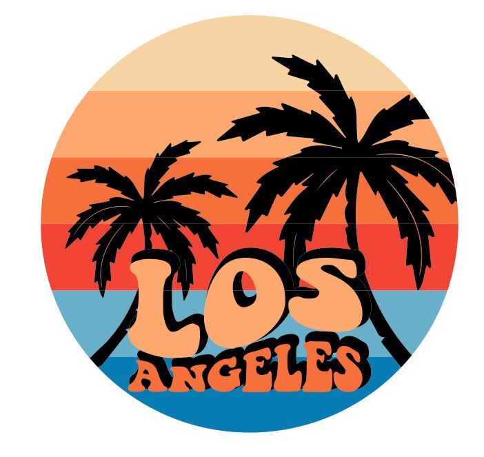Los Angeles California Sticker Decal A761