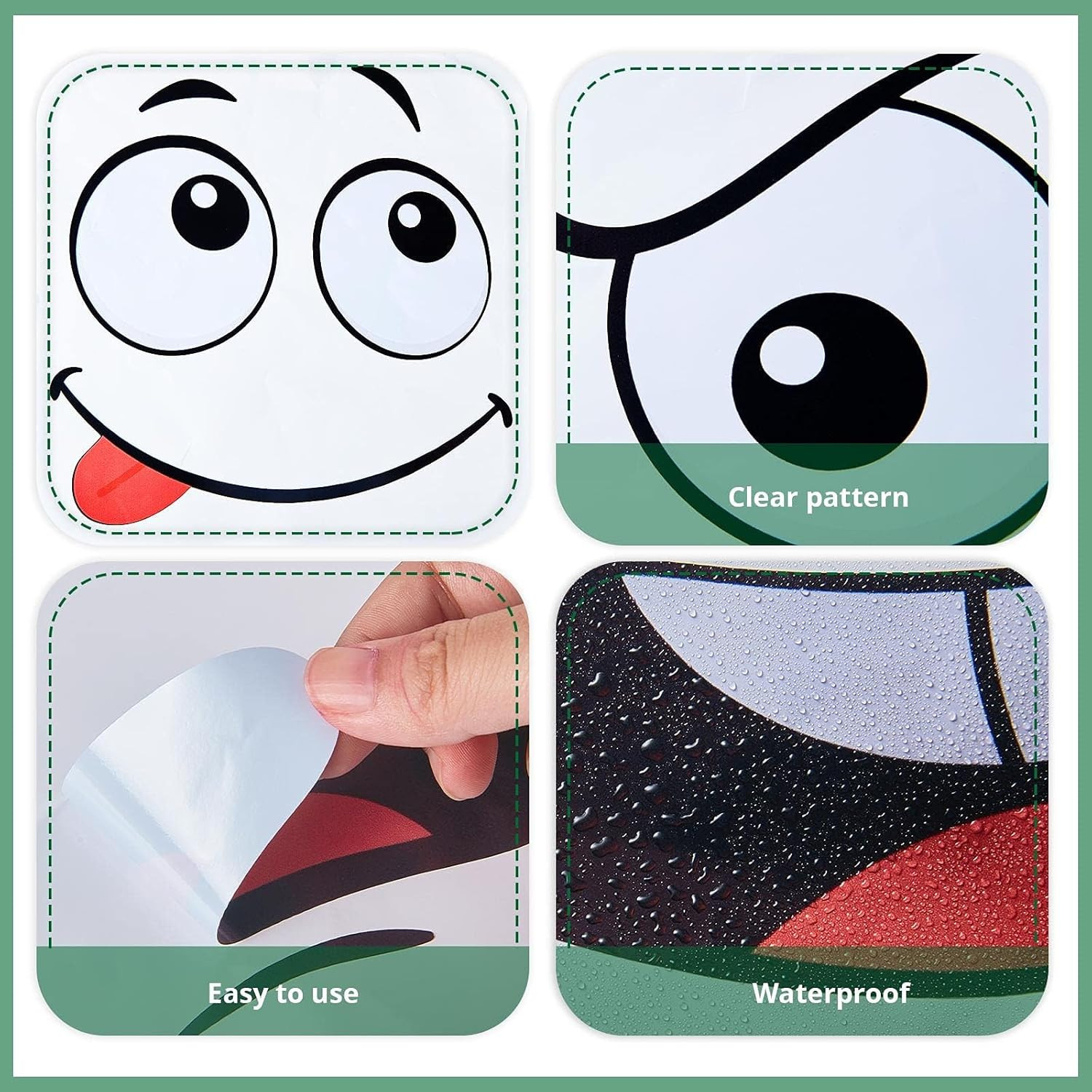 Humorous Trash Can Stickers – Cute Adhesive Decals for Indoor & Outdoor Use