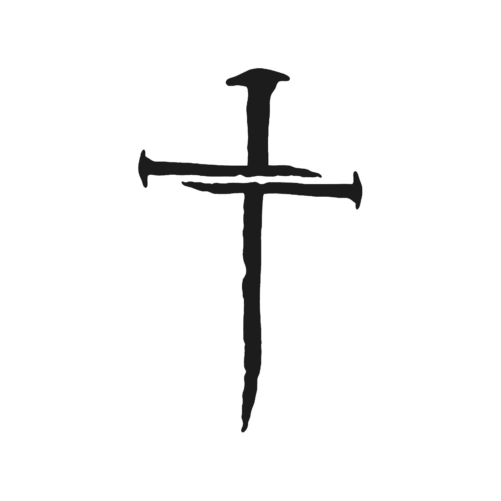 Nail cross Vinyl Decal Car Window Laptop Jesus Christ Christian Sticker