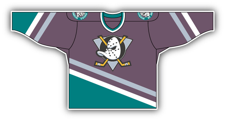 Anaheim Duck NHL Hockey Sport Logo Car Bumper Sticker Decal "SIZES"