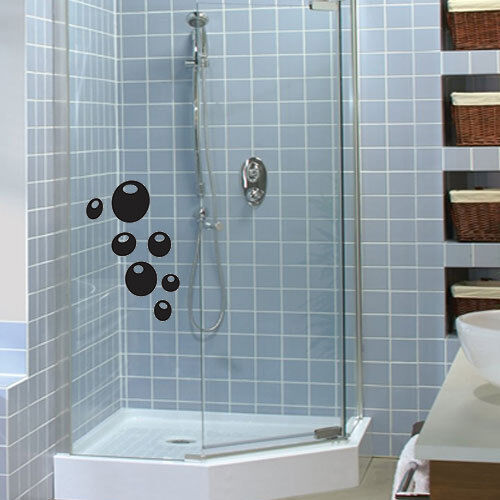 Bubbles Wall Art Decal Stickers for Bathroom Window Bathtub Shower Tile Decor