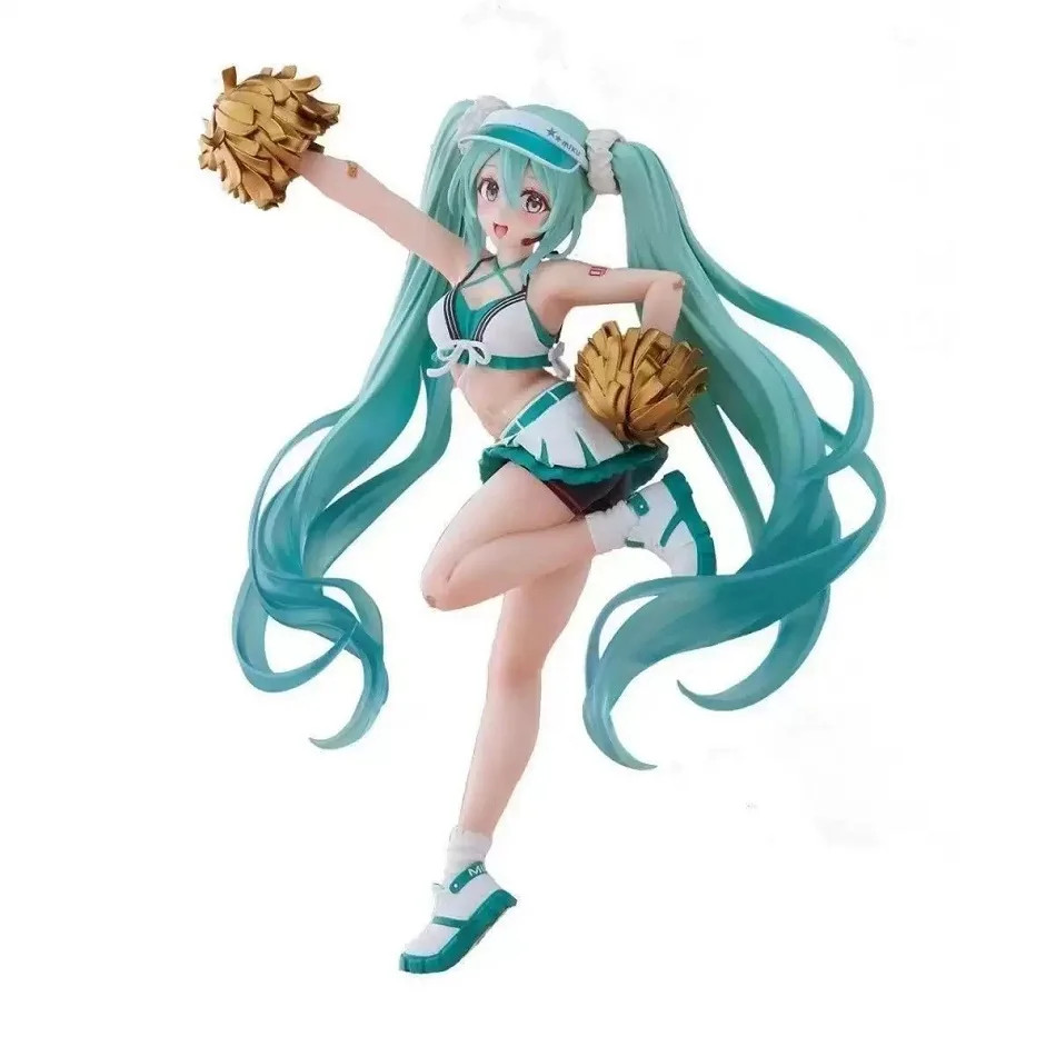 18cm Fashion Hatsune Miku Anime Figure Cheerleader Hatsune Miku Action Figures