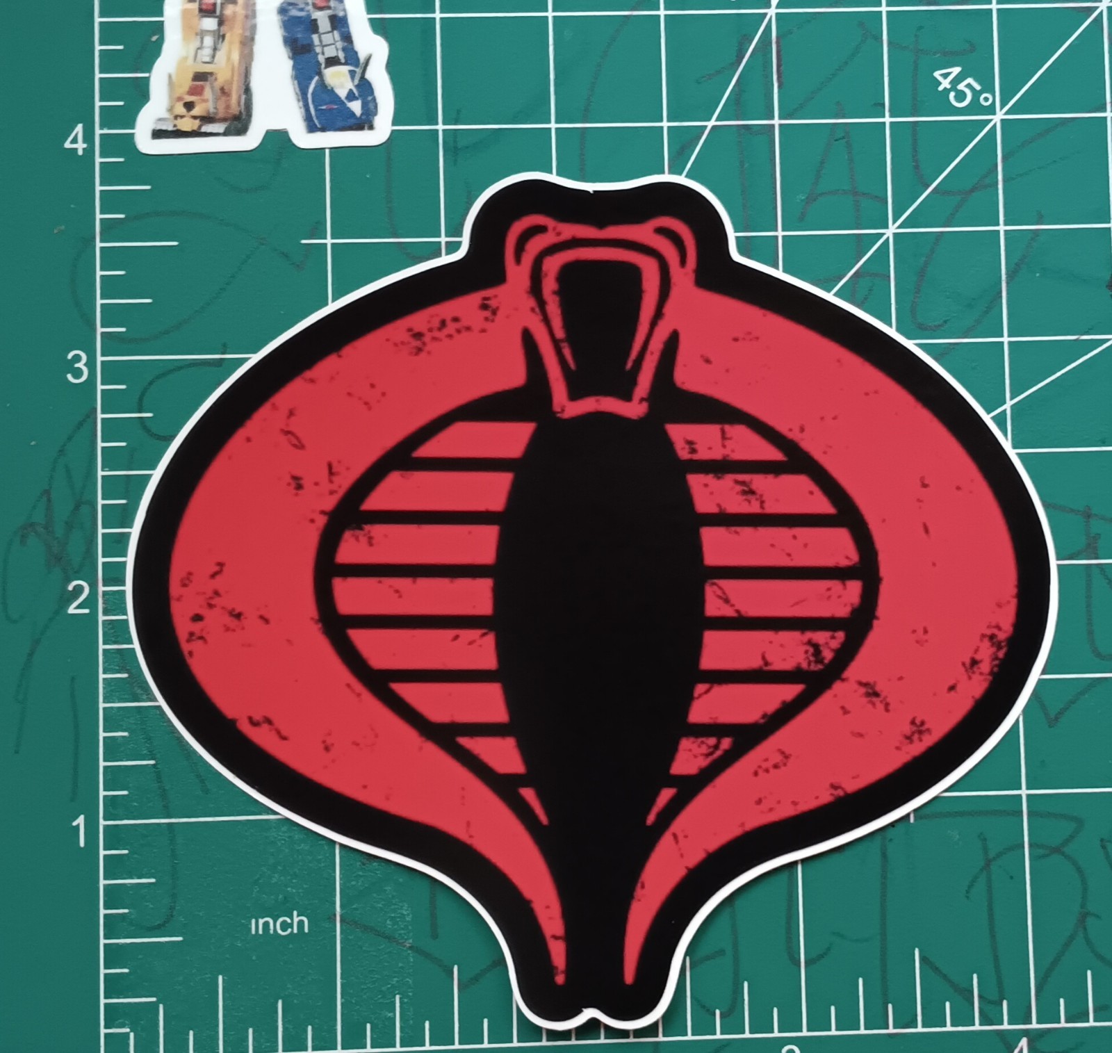 COBRA LOGO 4X4 VYNIL DIE-CUT STICKER