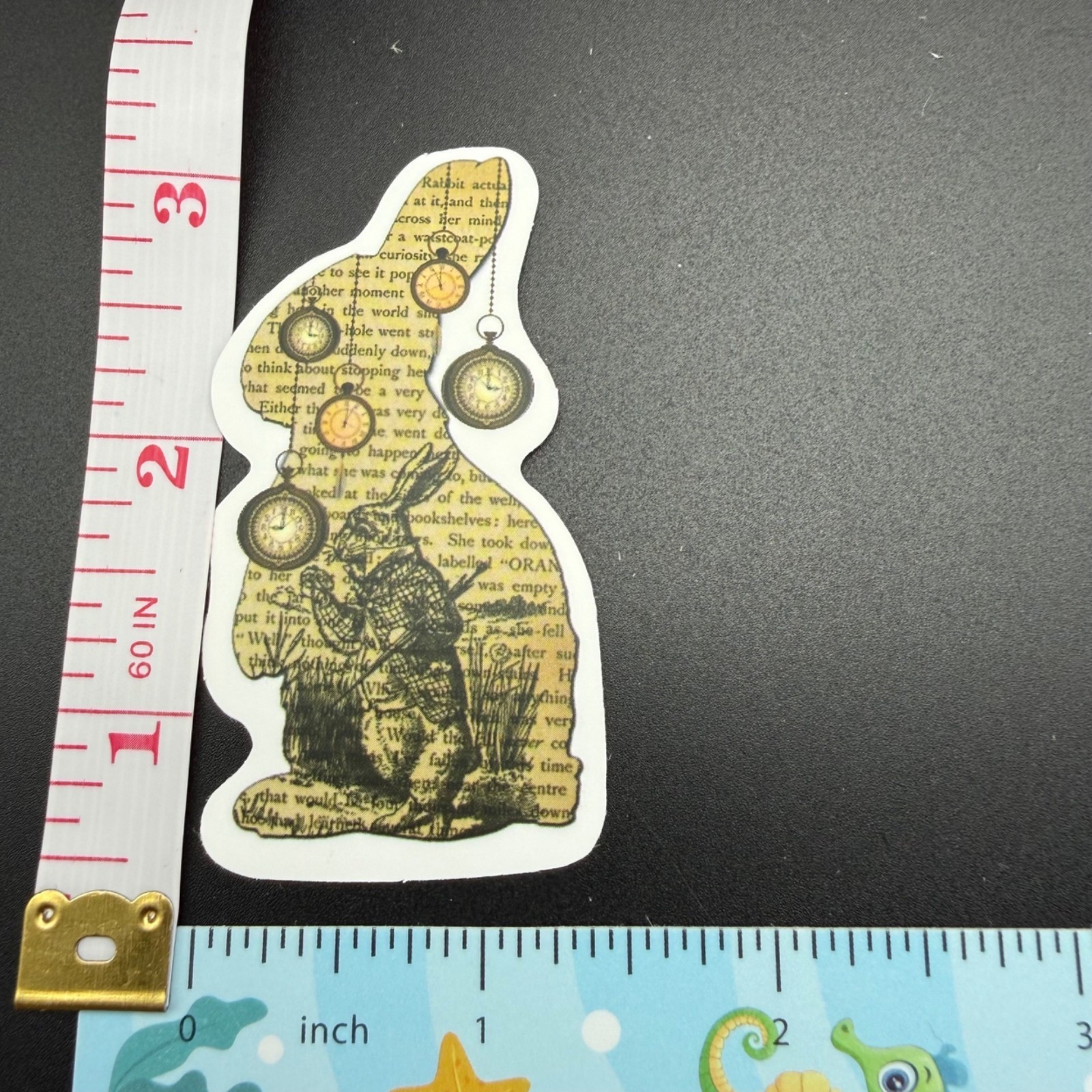 3 Stickers Disney Alice in Wonderland Vinyl Decal Laptop Phone Skateboard Bottle