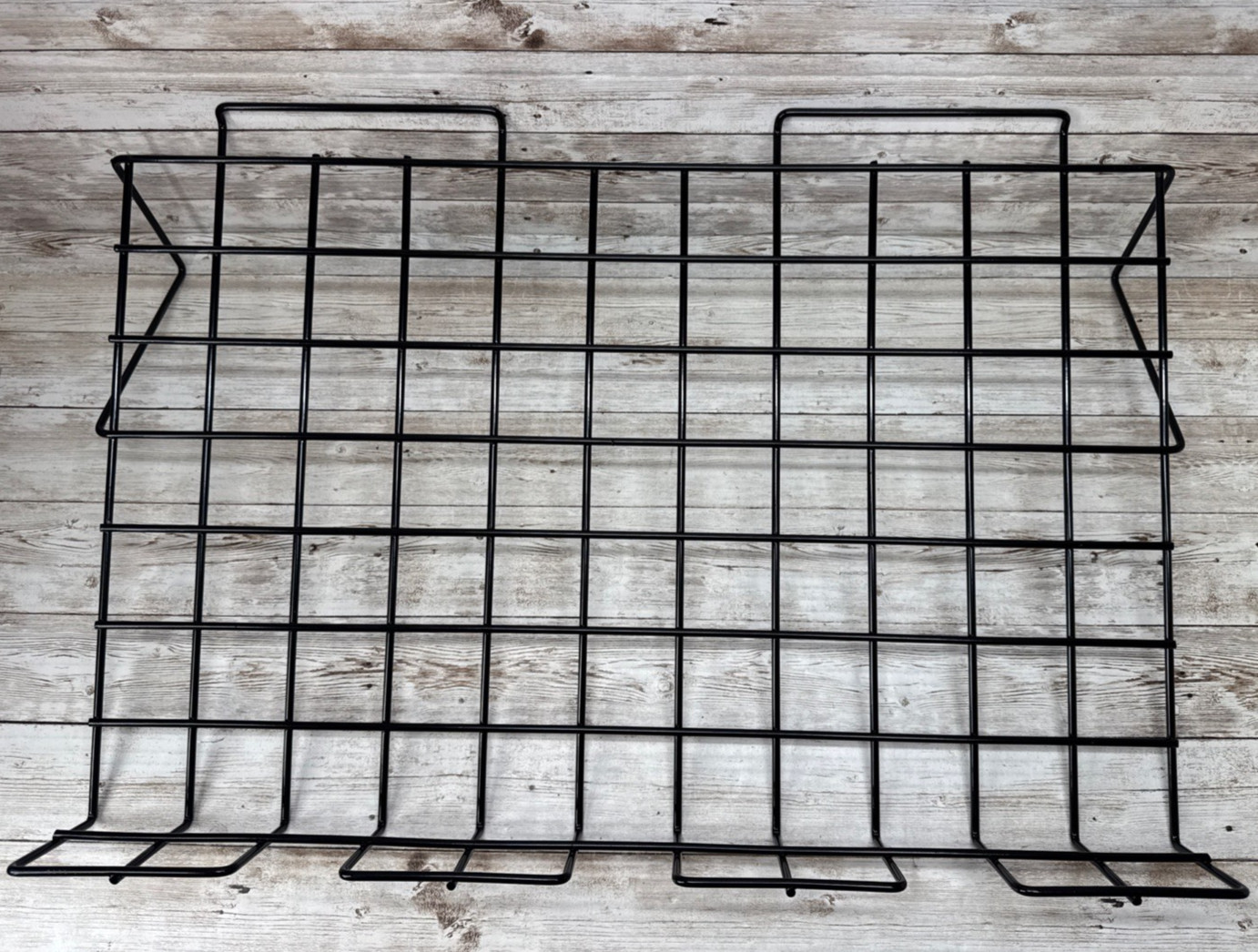 Black Angled Wire Shelf For Slatwall Display Rack (Pack of 6) EBL/SL22