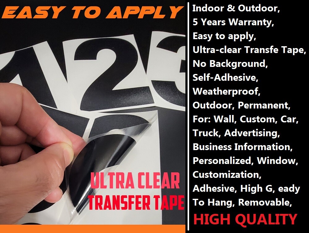20 Mailbox,Car, Doors, Toolbox,Lockers,Window, Decal Sticker Numbers – CALIBRI