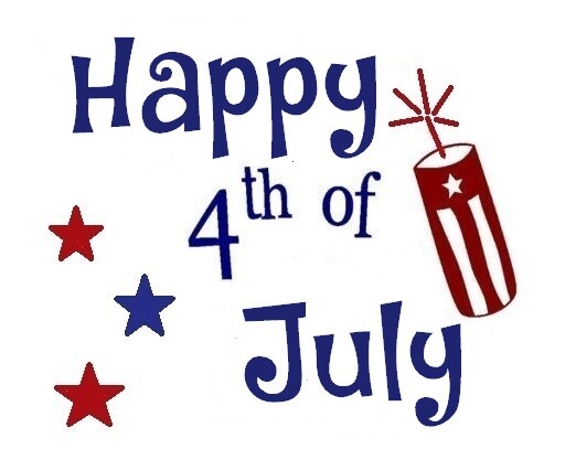 Happy 4th of July decal sticker for DIY 8" glass block or tile