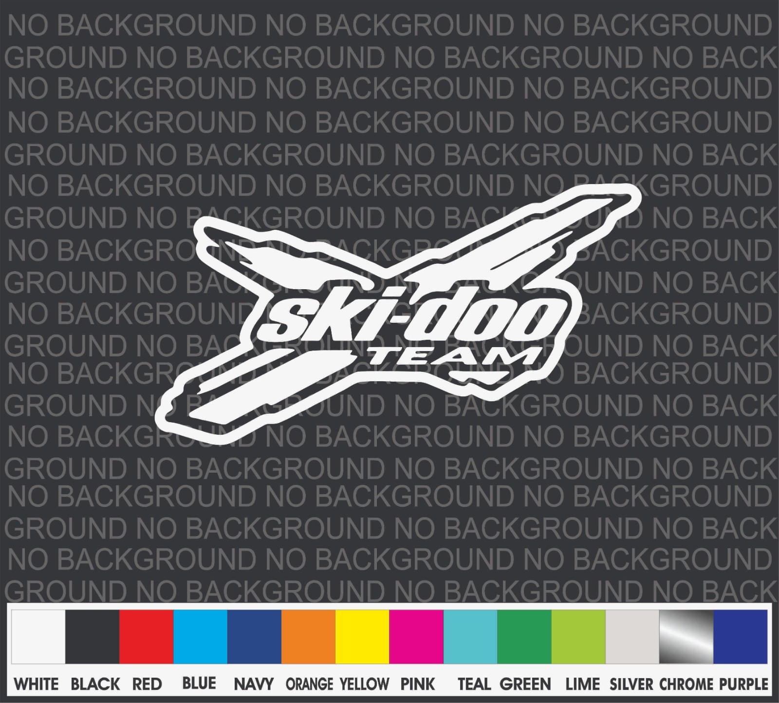 Ski Doo Logo Snowmobile winter sports Car Truck Window Decal Sticker Laptop
