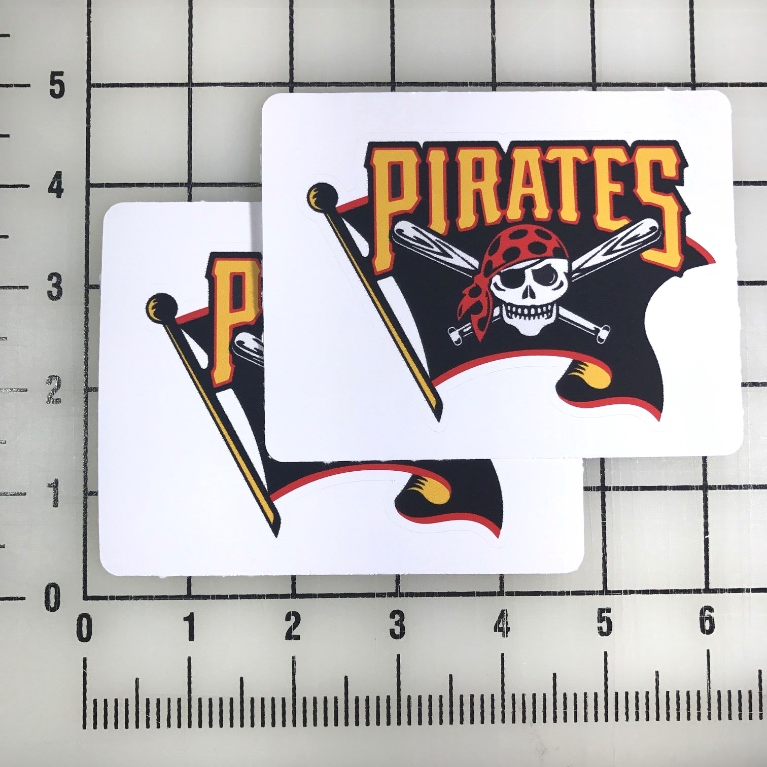 Pittsburgh Pirates MLB 4" Wide VInyl Decal Sticker – BOGO