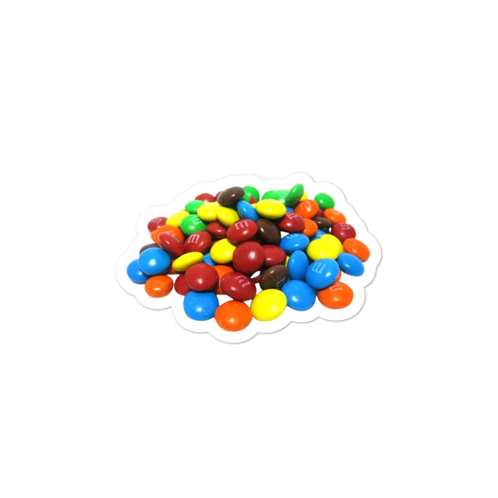 m&m Vinyl Sticker Candy