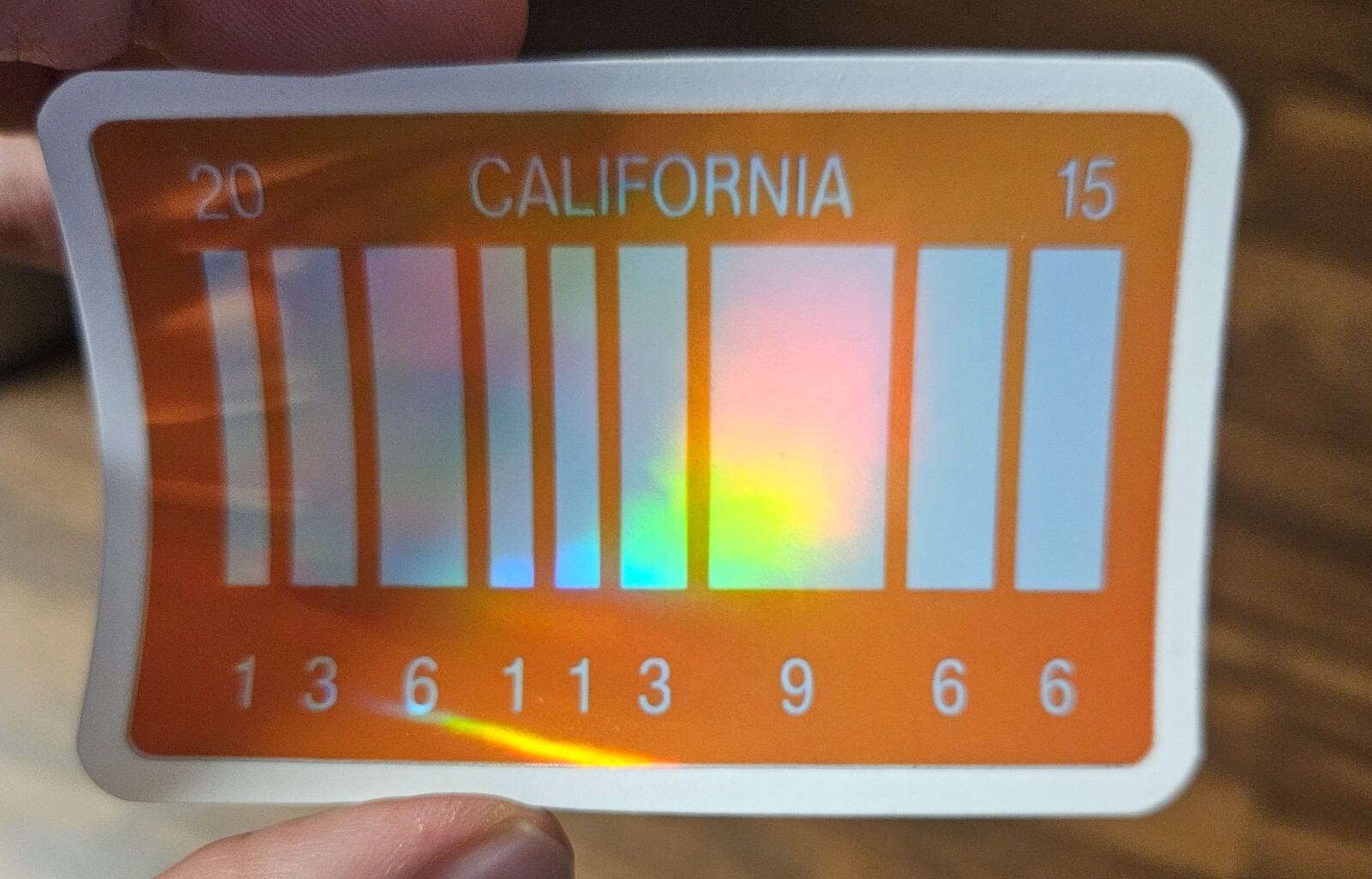 Back to the Future License Plates Credit Debit Card Skin Sticker ATM USA McFly