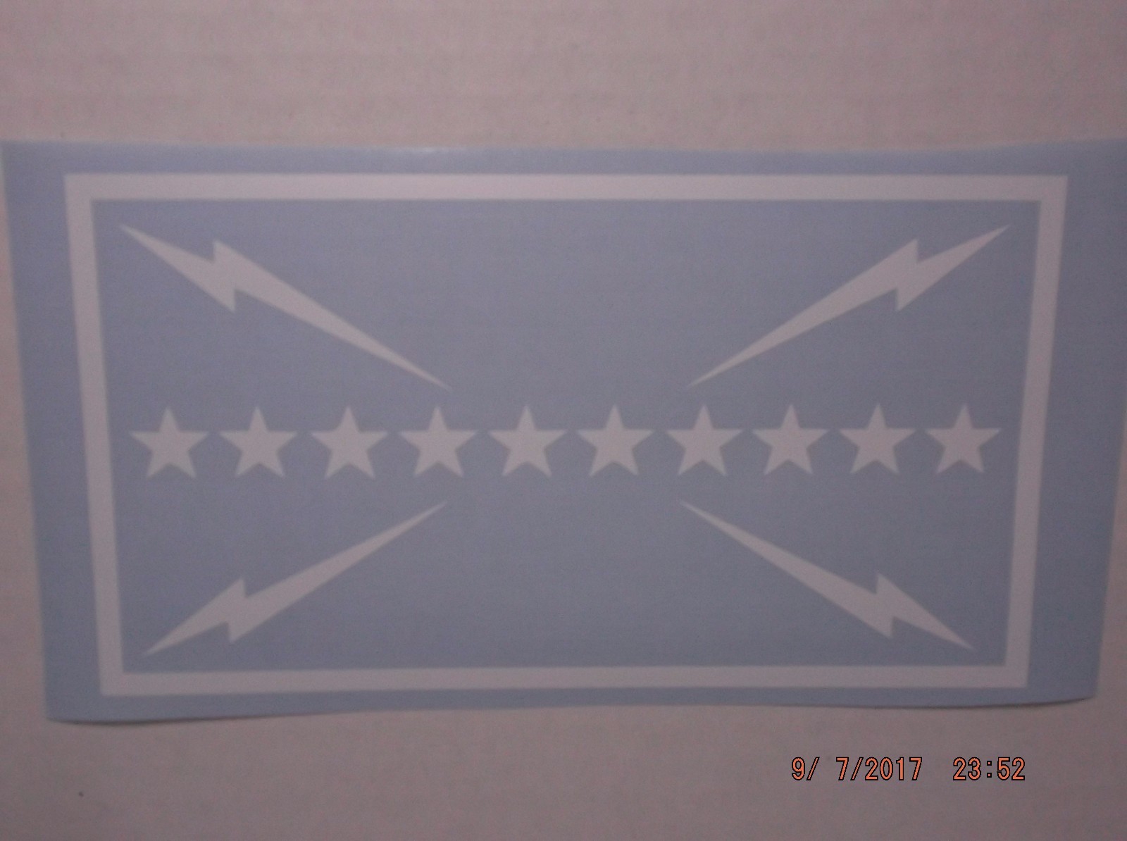 Slumerican Flag Decal for Car, Truck, Window, Laptop or Smooth Surface 8" wide