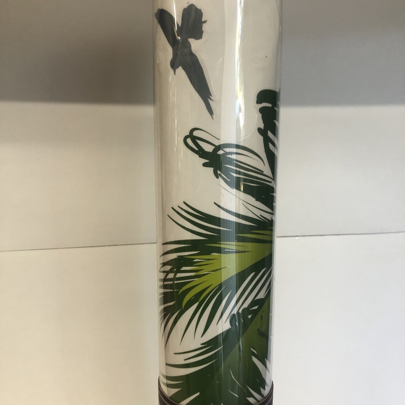 DCWV Decal Wall Art Sticker Palms & Dolphins Peel & Stick, Green/Brown/Blue