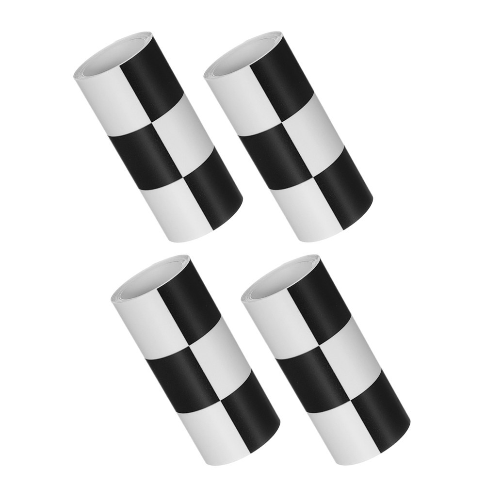 4 Rolls Peel and Stick Wallpaper – Checkered Flag Bulletin Board Borders Trim
