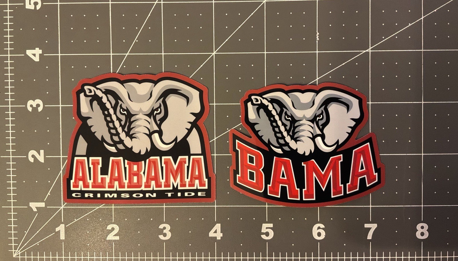 Alabama Crimson Tide Stickers 2 Sticker Lot