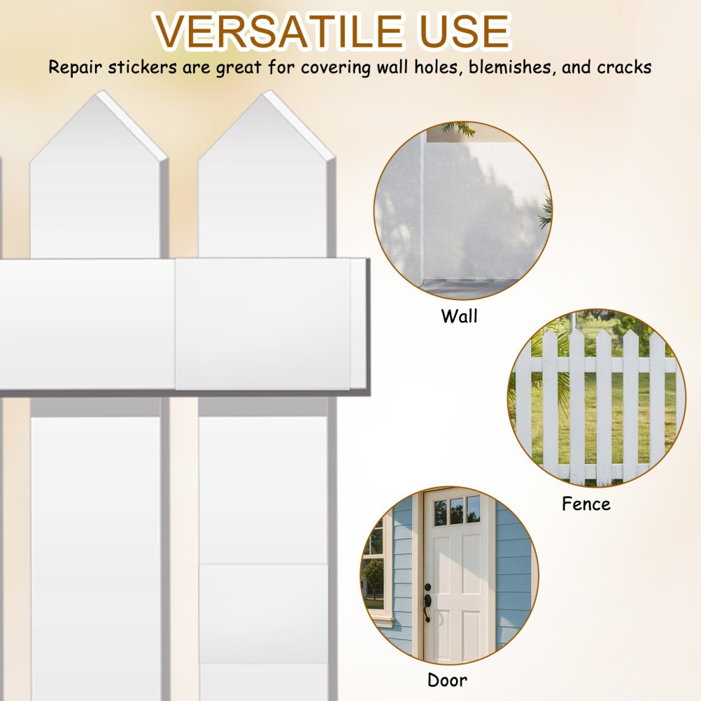 Self Adhesive PVC Siding Patches for Wall Hole Repairing and Blemish Covering