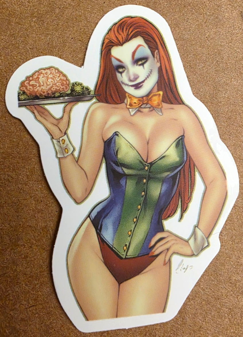 Halloween Sticker Girl Clown Zombie Gothic Punk Rock Emo Metal Comic Anime Manga
