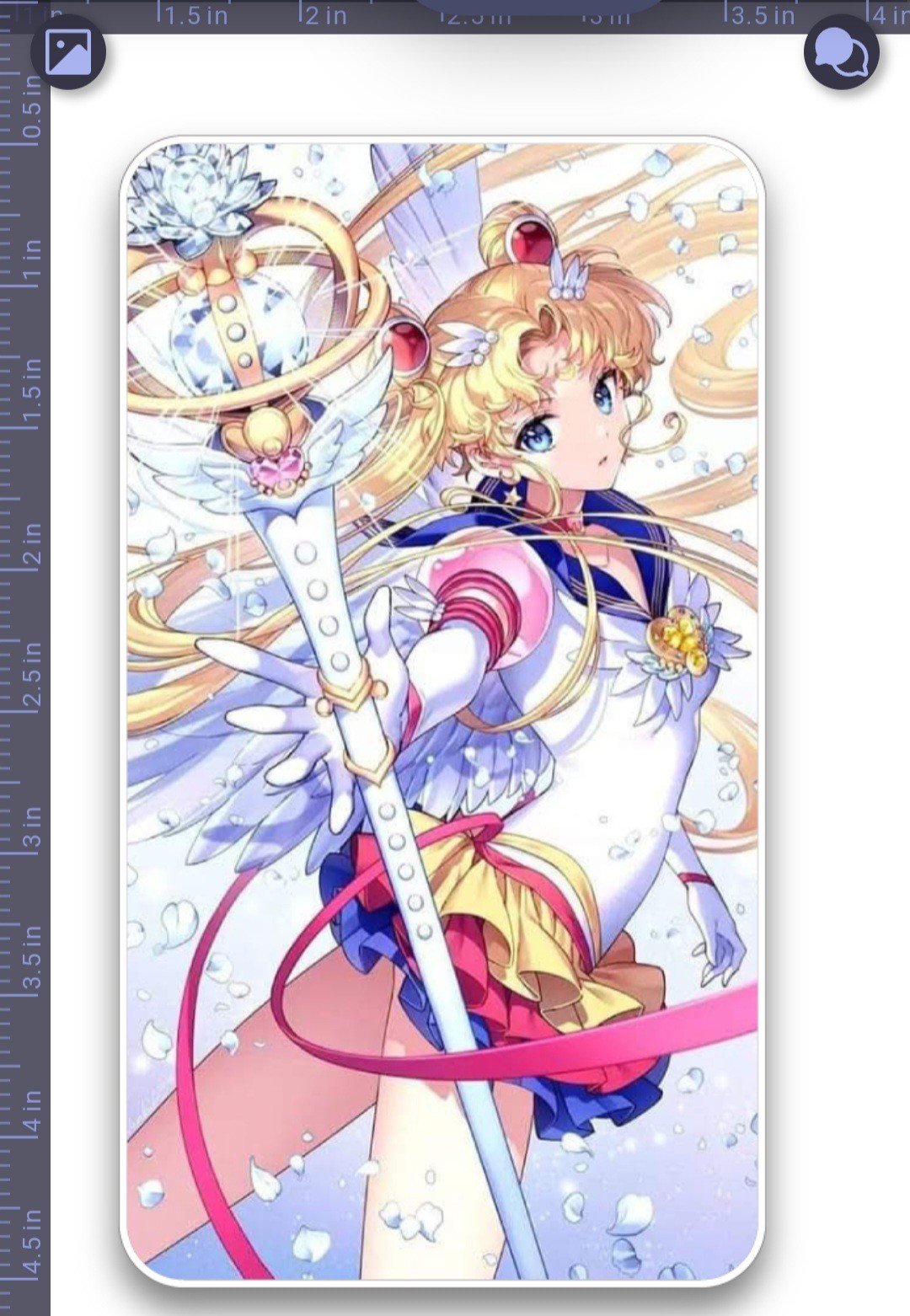 SAILOR MOON X VYNIL HIGH-GLOSS STICKER X 4X4 STICKER 4X4 VYNIL STICKER