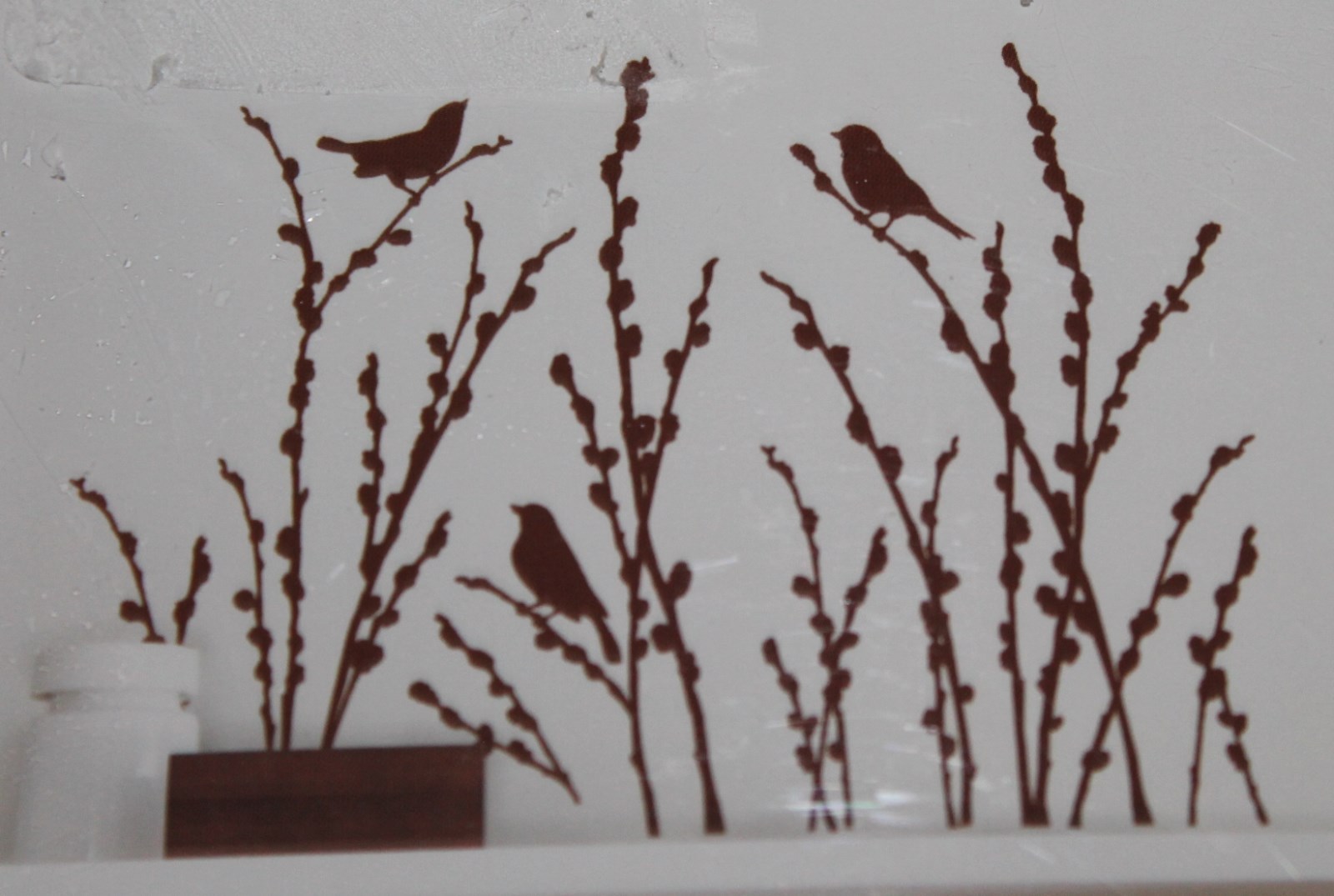 Wall Decor Wall Decals Birds Brown 42×29 new in pkg