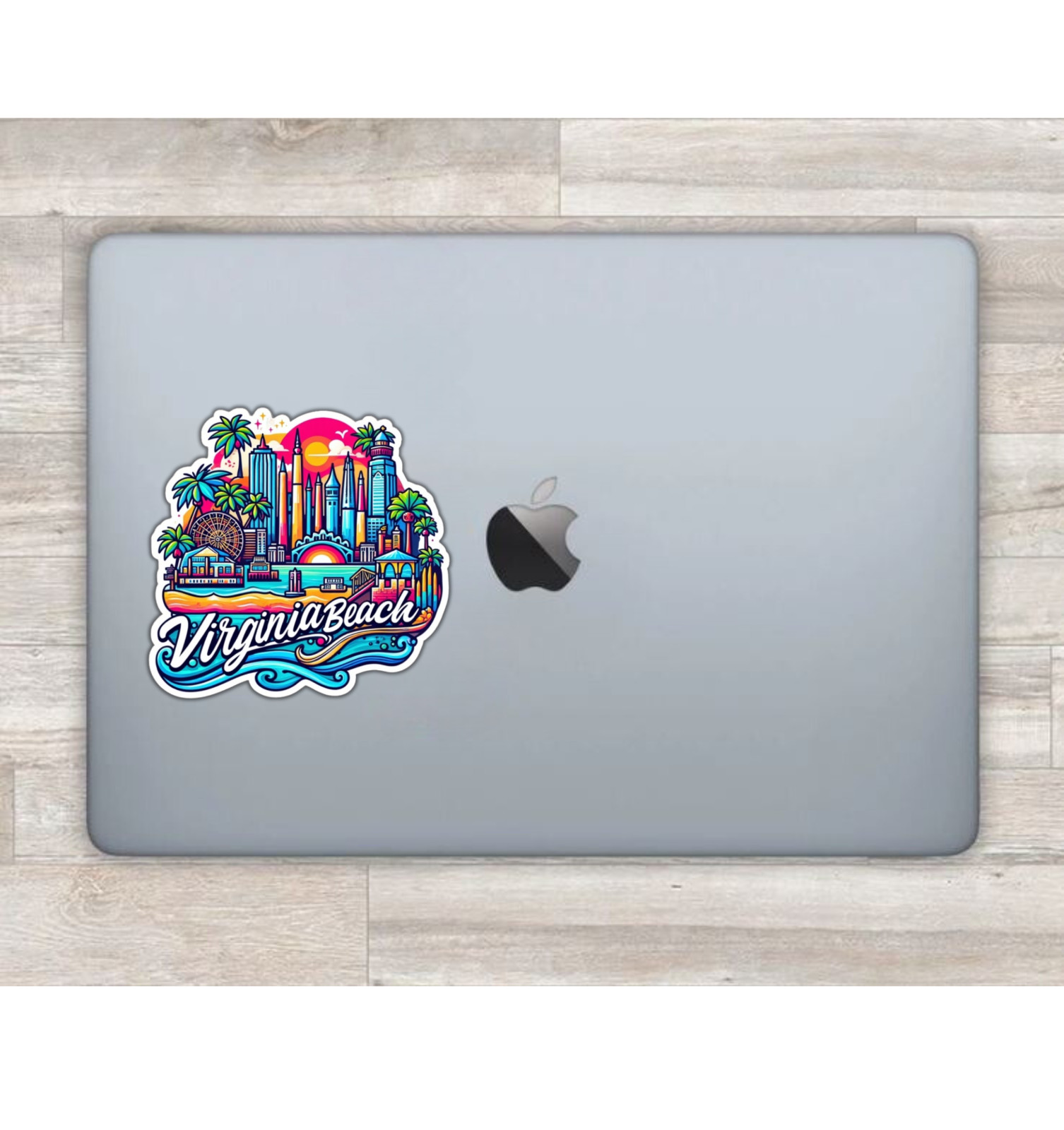 Virginia Beach Fridge Magnet or Laptop Sticker