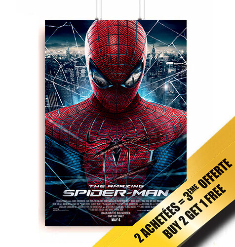 The Amazing Spiderman Poster Back On The Big Screen Size 11" X 17" Inch 05/06/24