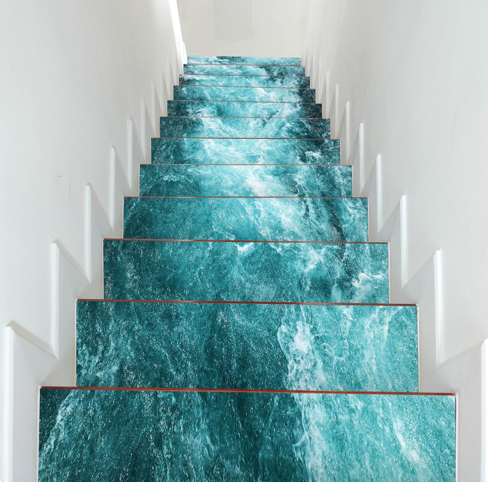 3D Sea Charm U917 Stair Risers Decoration Photo Mural Decal Wallpaper Romy