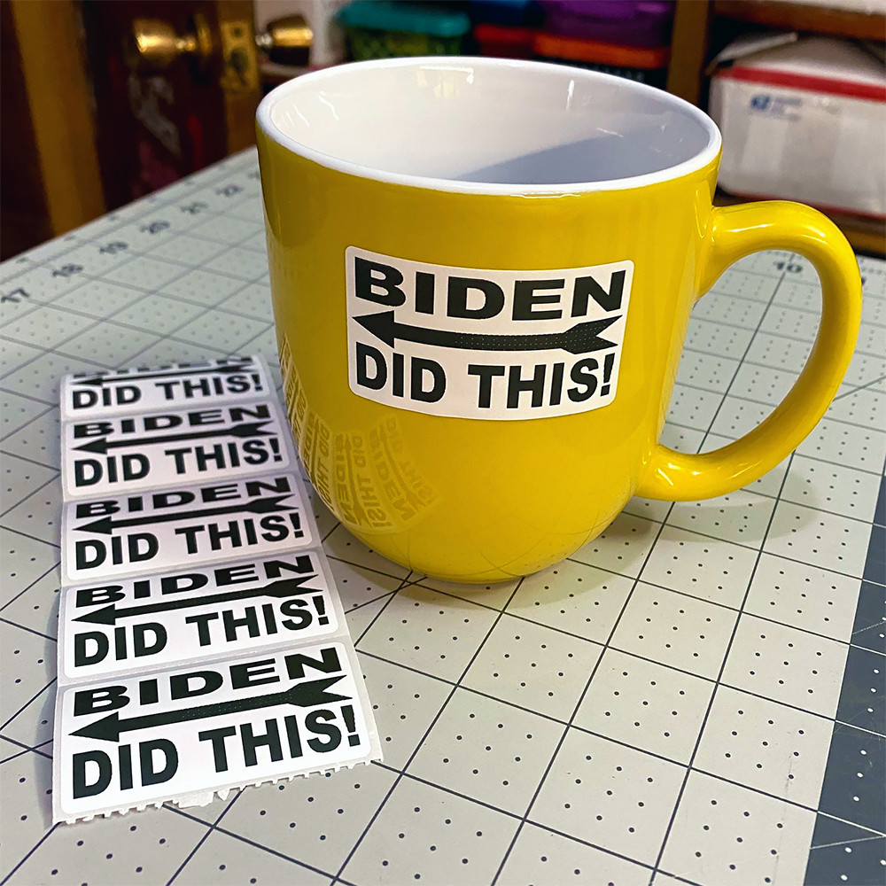 Biden Did This Sticker High Price Inflation Gas Pumps Anti Joe Prank Stickers