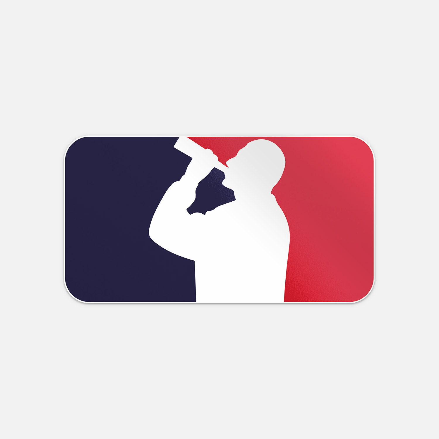 Funny Drinking League Meme Logo Vinyl Sticker Decal