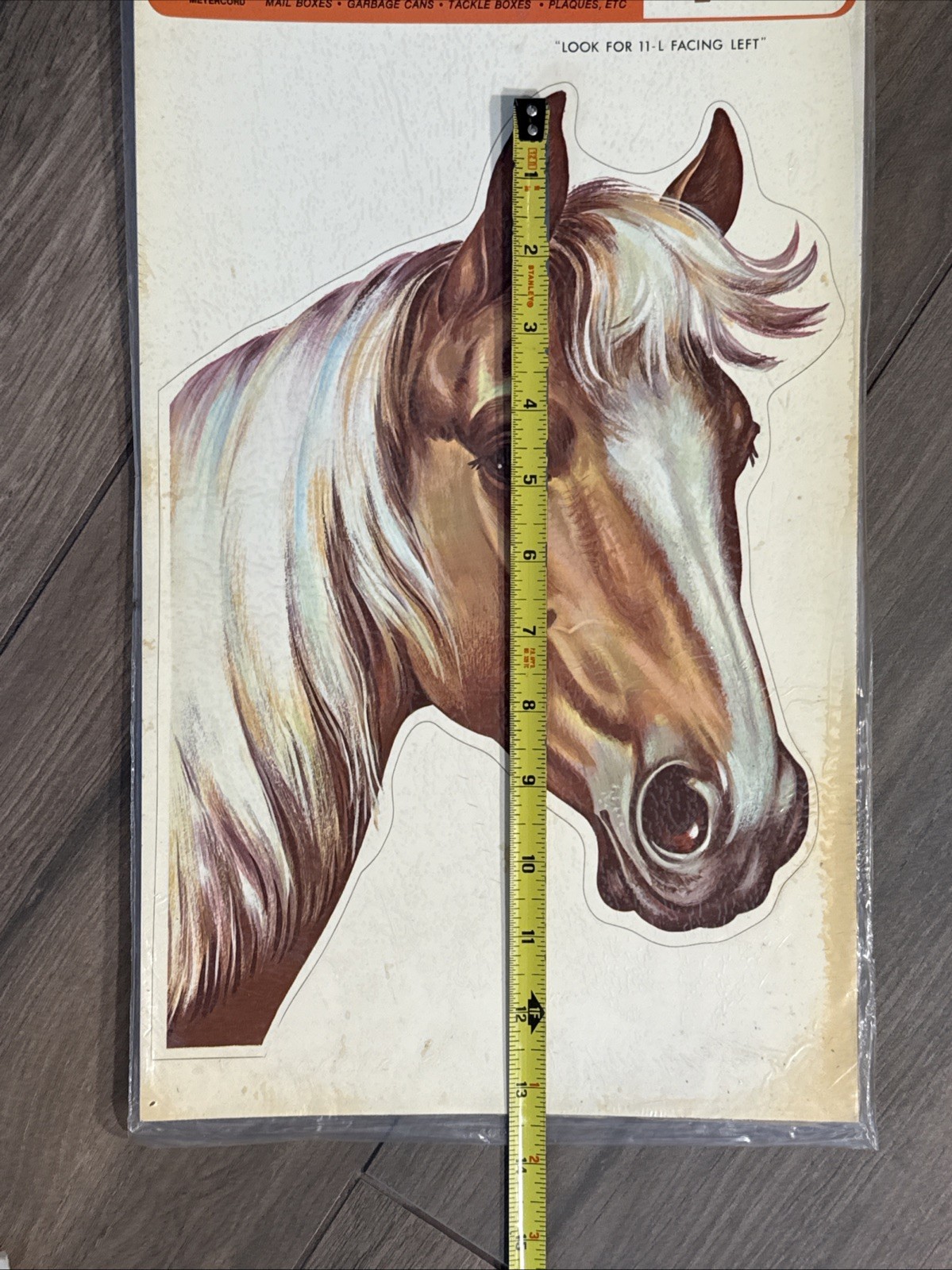 Lot of 4 Vintage 1960s 70s NOS Die Cut HORSE Decals Meyercord Equestrian Decor