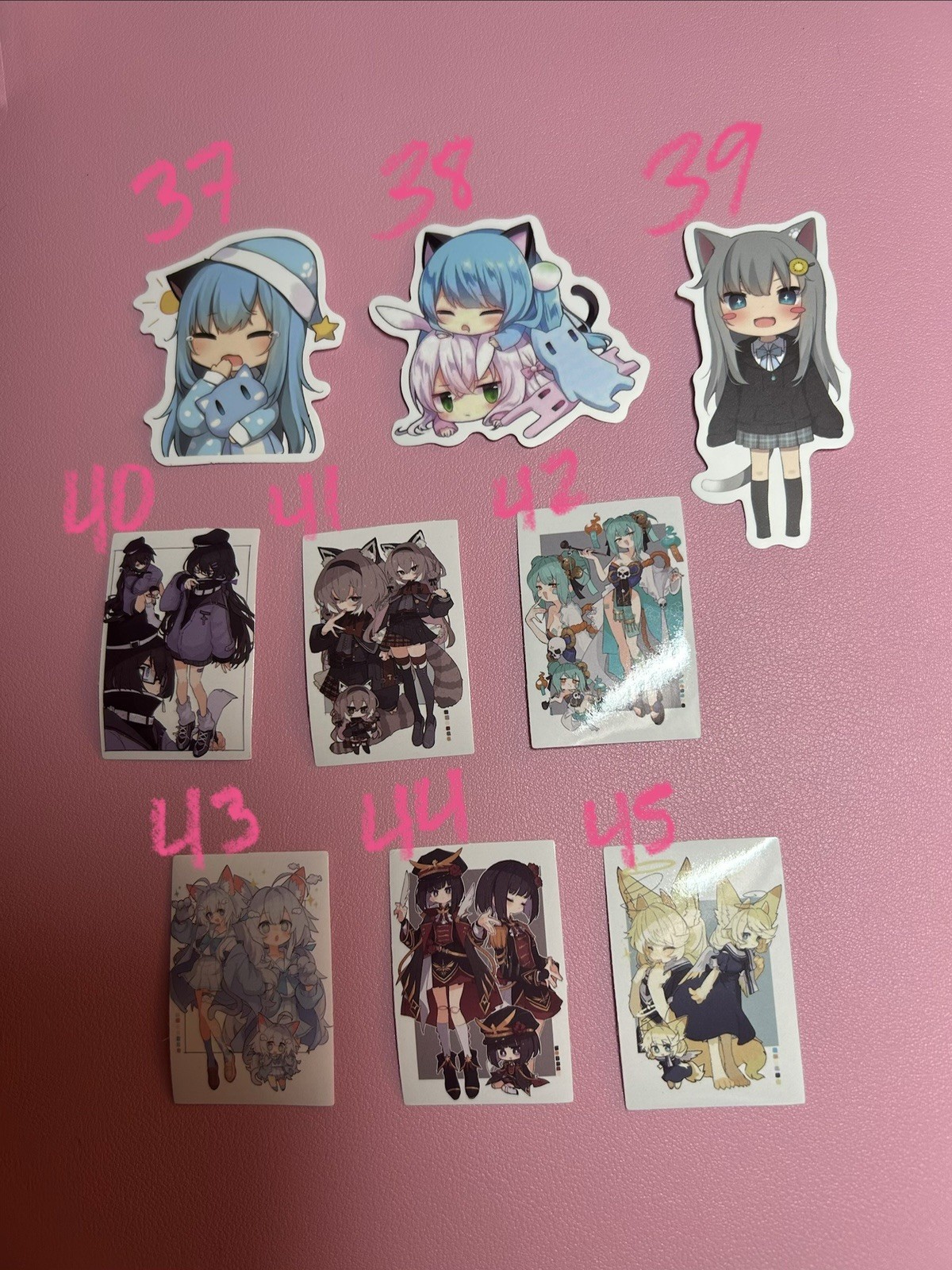 Genshin Impact And Neko Anime Stickers – 19