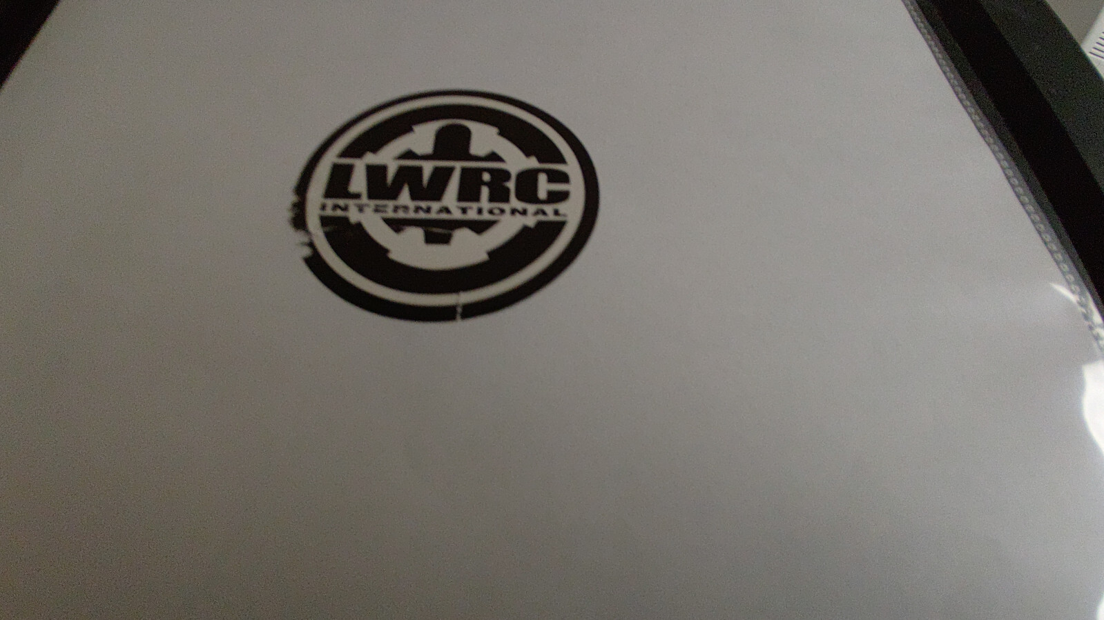 Circular 'LWRC International' Sticker