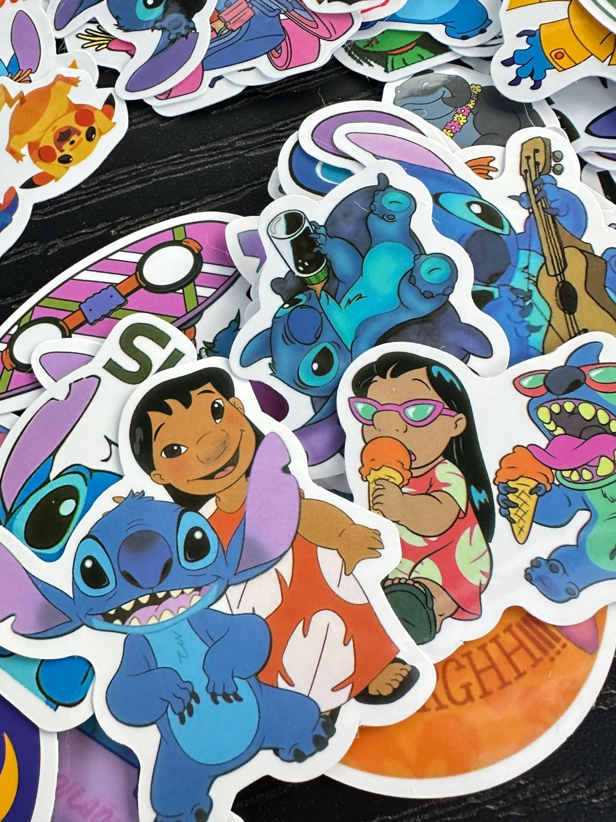 100 Lilo and Stitch Stickers | Waterproof Vinyl Pack