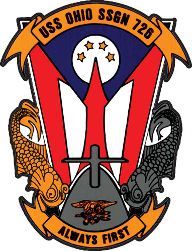 SSGN-726 USS Ohio Badge Sticker Decal