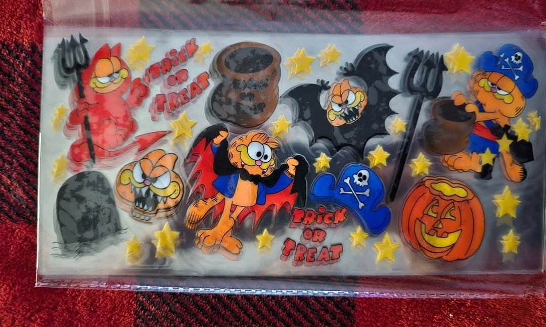 Garfield Uv Dtf Wraps