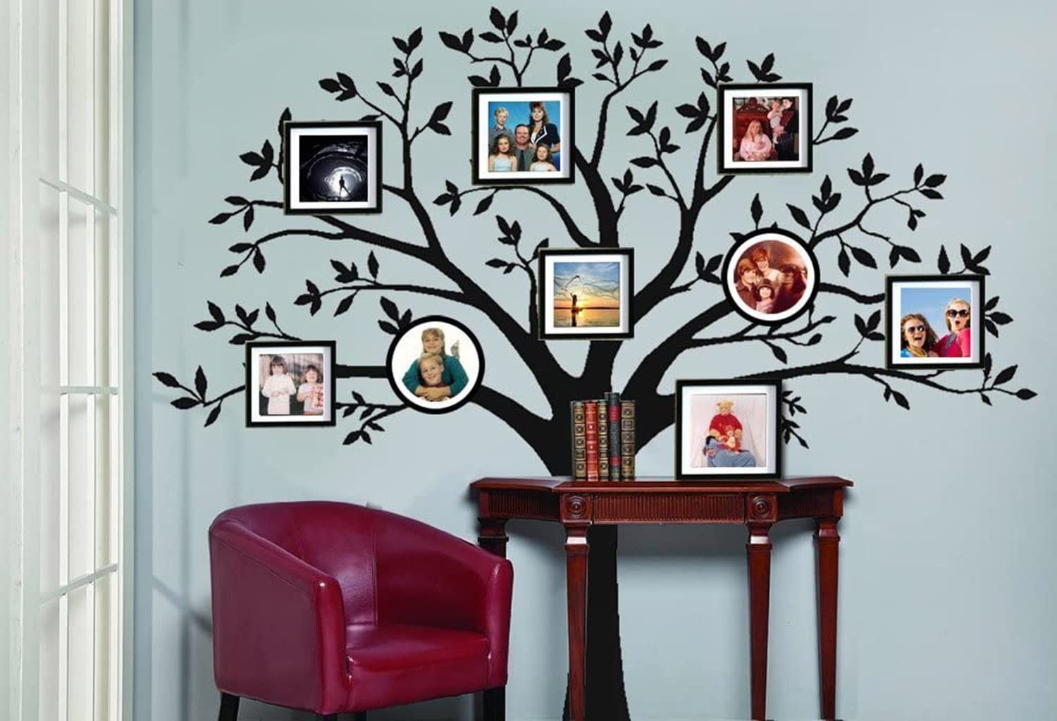 Giant Family Photo Tree Wall Decal Mural Art Vinyl Wall Stickers Living Room …