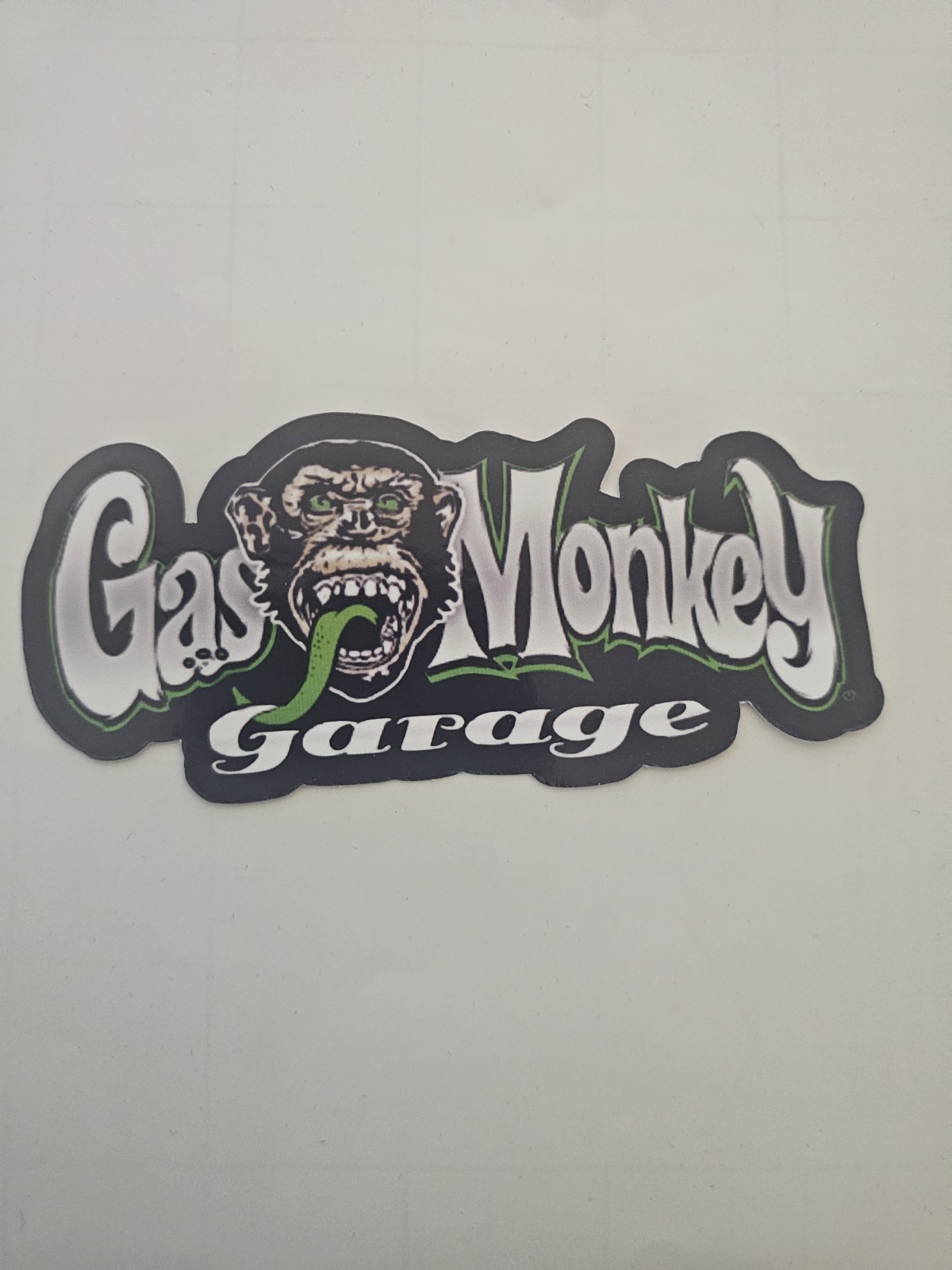 Gas Monkey Black And Green Sticker