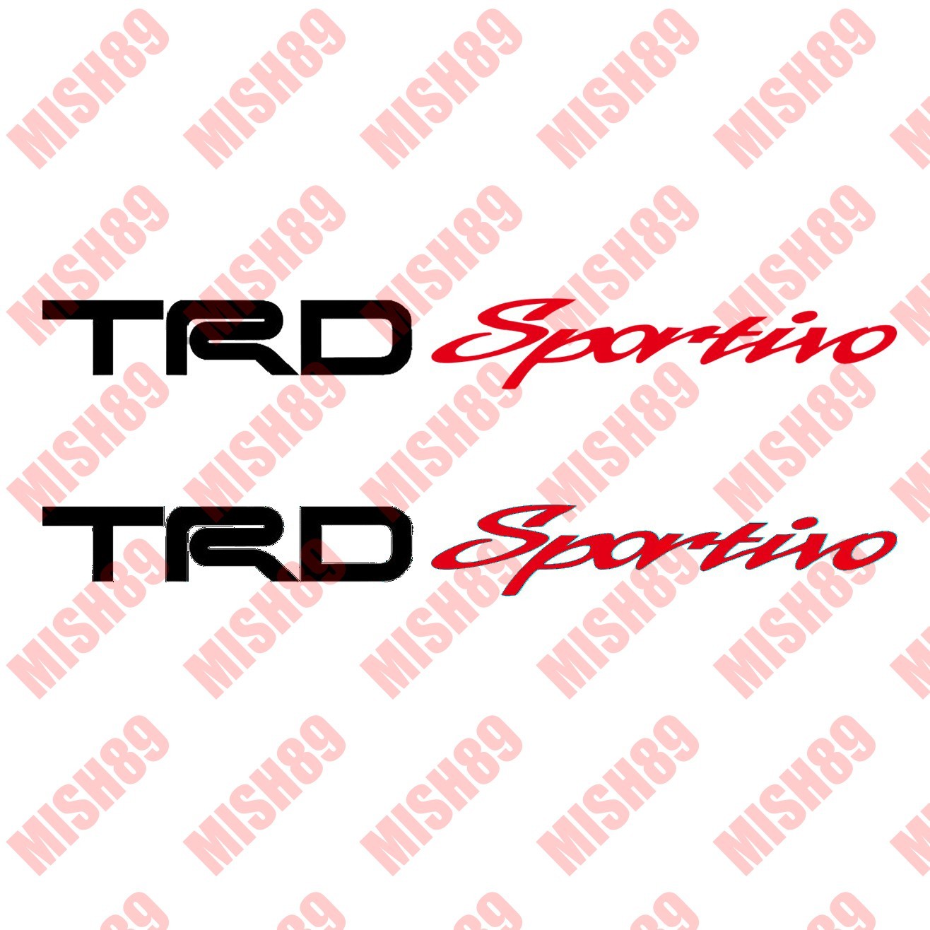 Trd Sportivo Sticker Toyota TRD Sportivo Die Cut Vinyl Decal Any Size Any Color