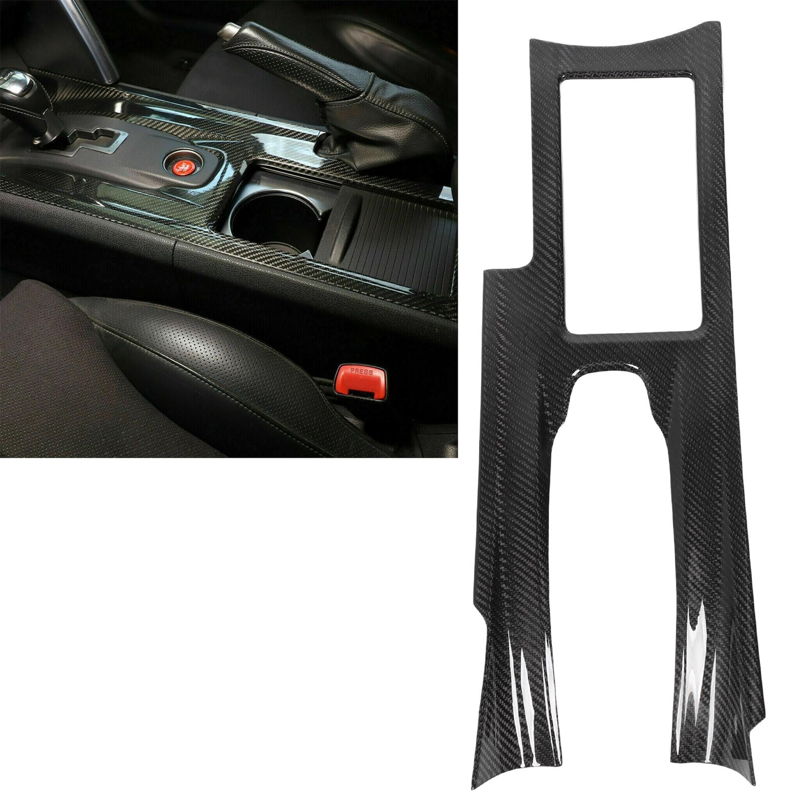 Carbon Fiber Central Control Trim For GTR R35 Scratch Protection ZZGE