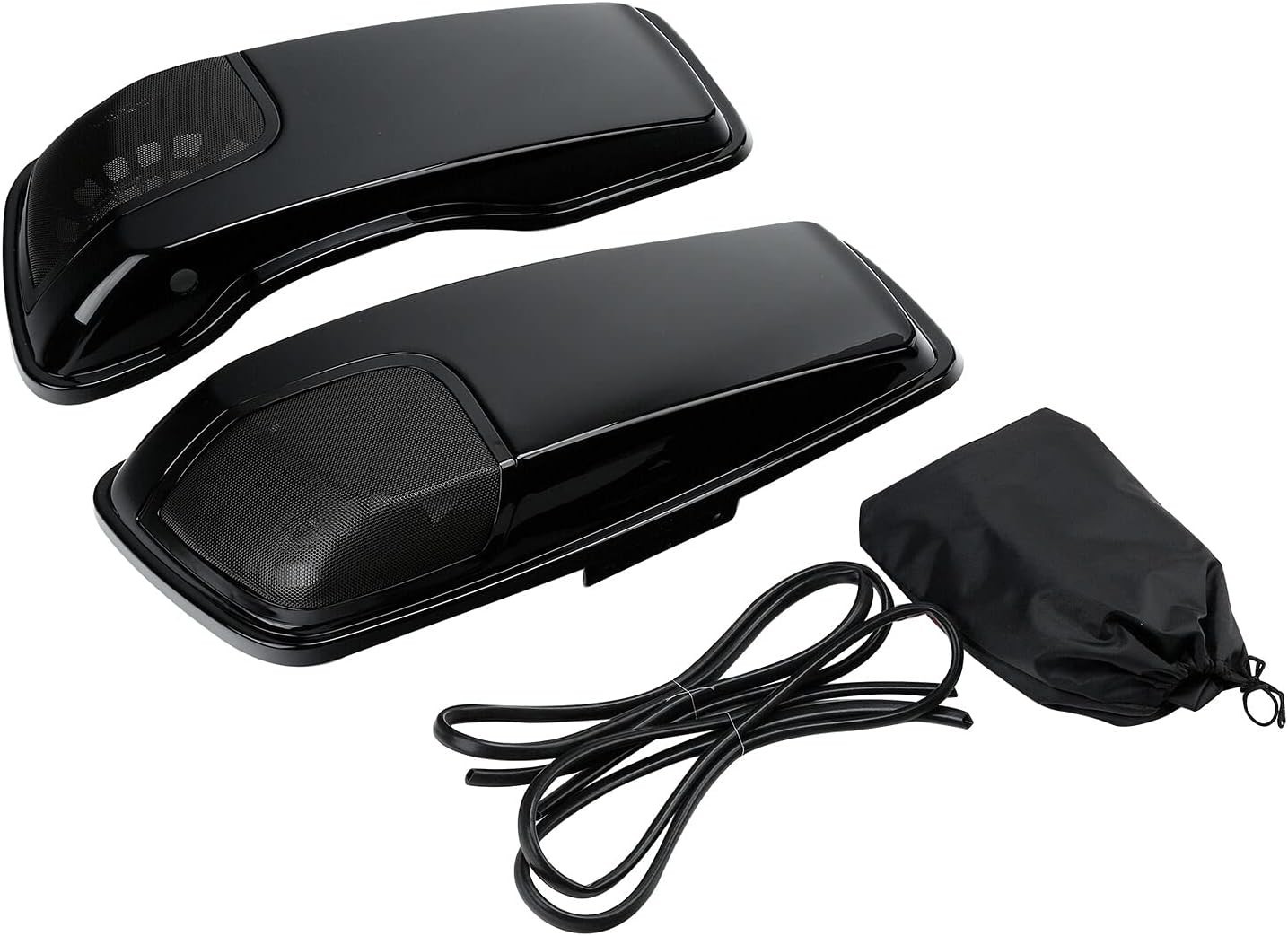 Saddlebag Lids 5X7" Speaker Cutouts Fit Harley 2014-2024 Touring CVO Road King R