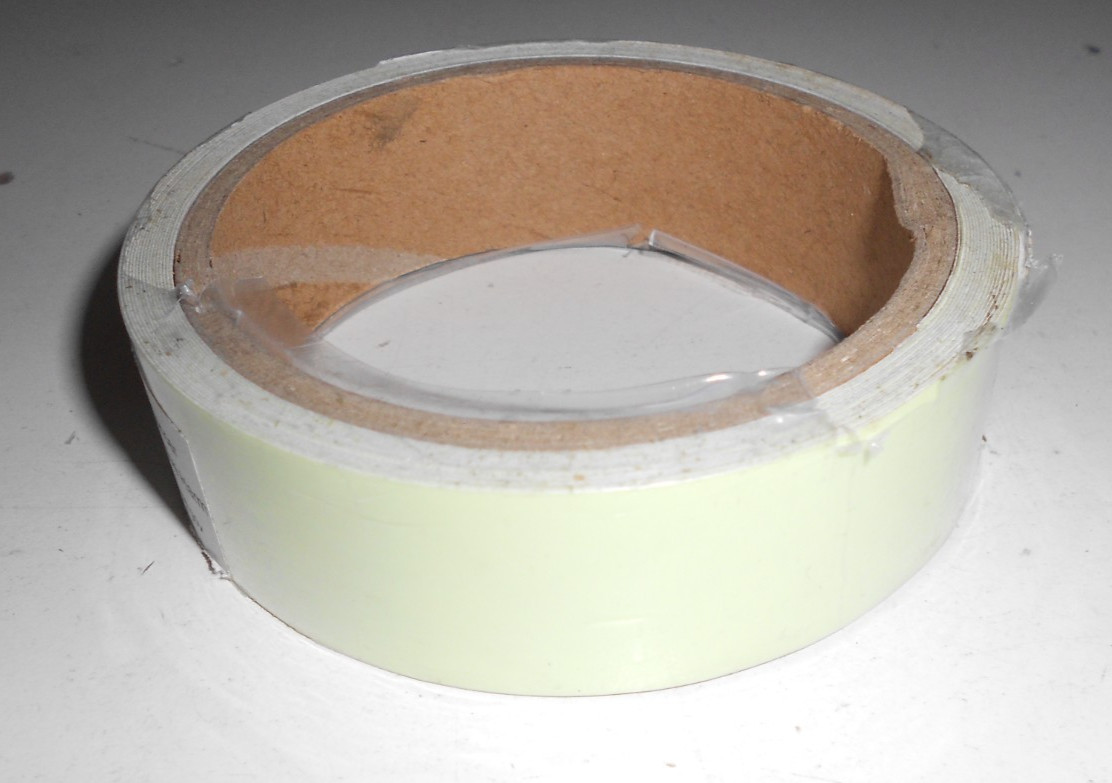 4 Rolls Glow-In-Dark Luminous Tape 1" x 5yds Free Shipping