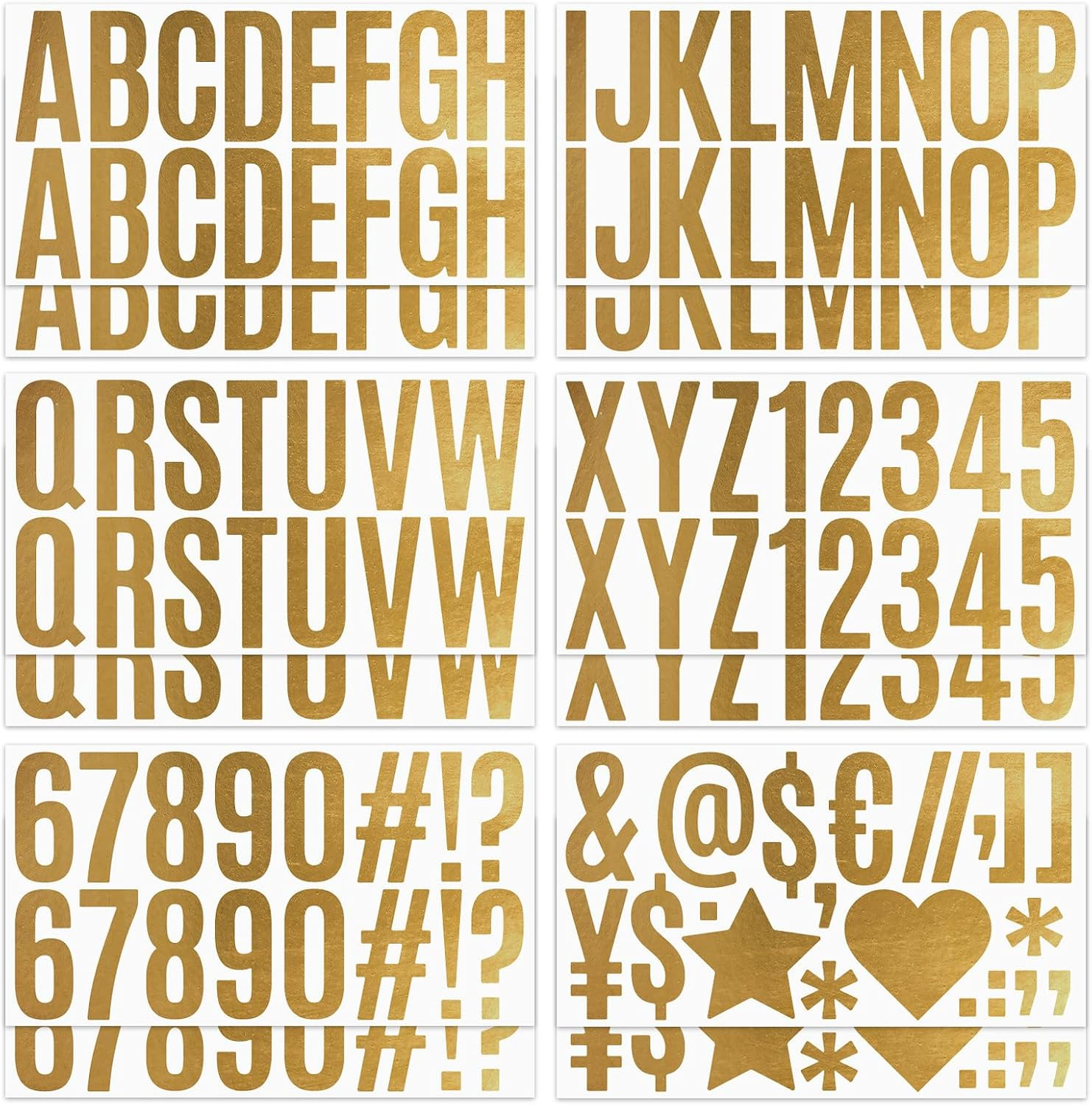 Letter ABC Sticker Large 2.5 Inch Alphabet Vinyl Decals for Poster Bulletin Boar