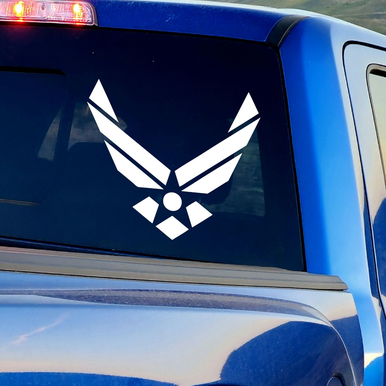 Air Force Decal US AirForces Sticker Wings Emblem Logo Pilot Army Car Truck Wall