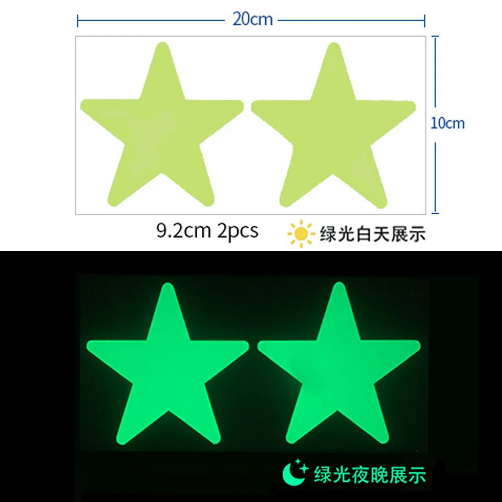 Luminous Wall Stickers for Kids Rooms Dots Stars Ceiling Wall Decals Glowing Sti