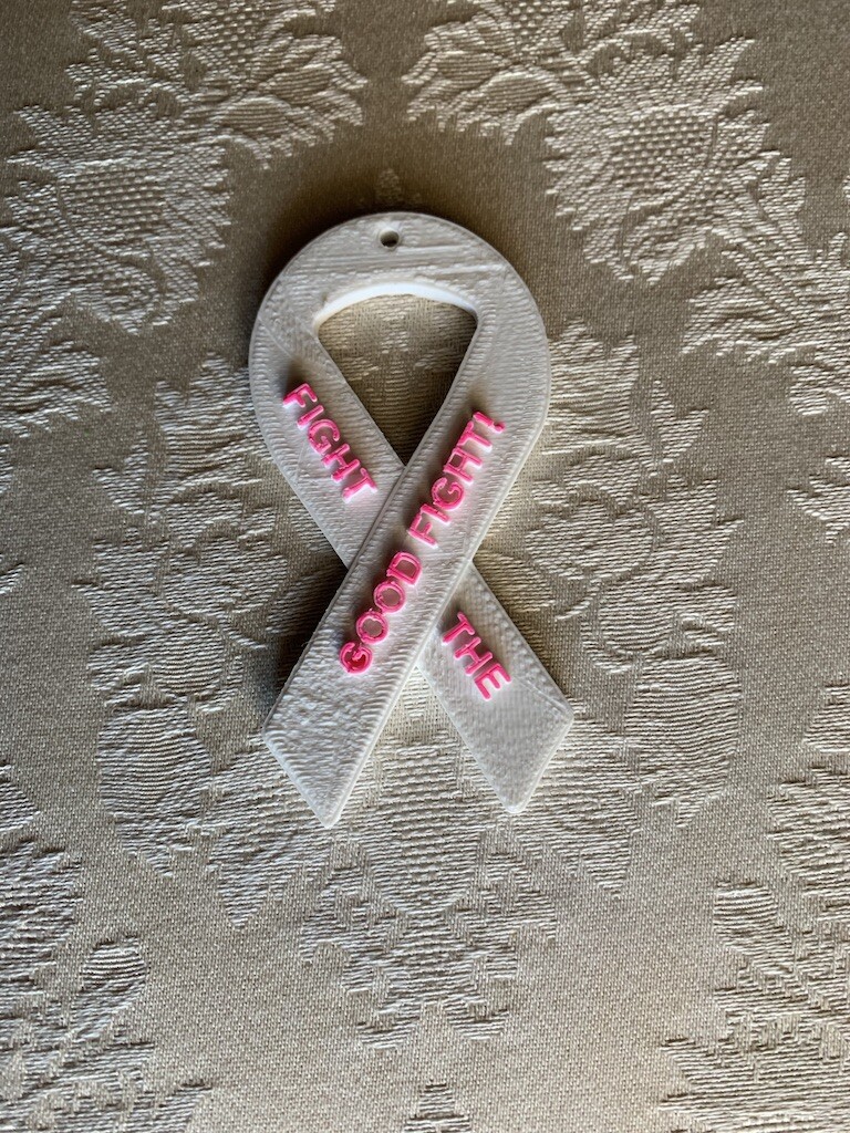 Custom Made 3D Cancer Ribbons for Survivors and Fighters multi color