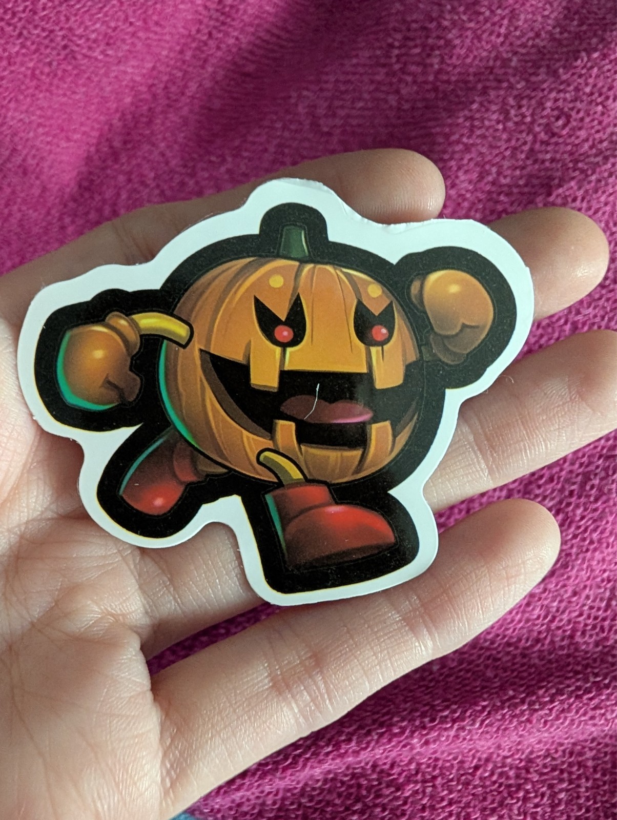 Pac-Man Sticker – Retro Arcade, Video Game, Blinky, Ghost, Pumpkin