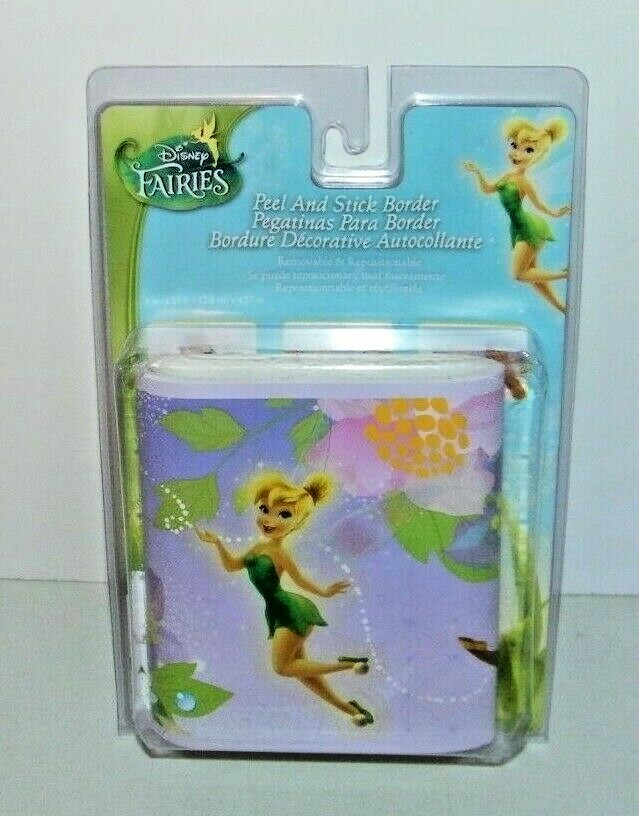 Disney Fairies Tinkerbell Peel&Stick-Repositionable-Removable Wall Boarder Decor